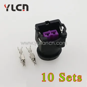 

Free Shipping 10 Sets GM 2 Pin Female Sensor Connector Sealed Auto Connector 12162195 12162193