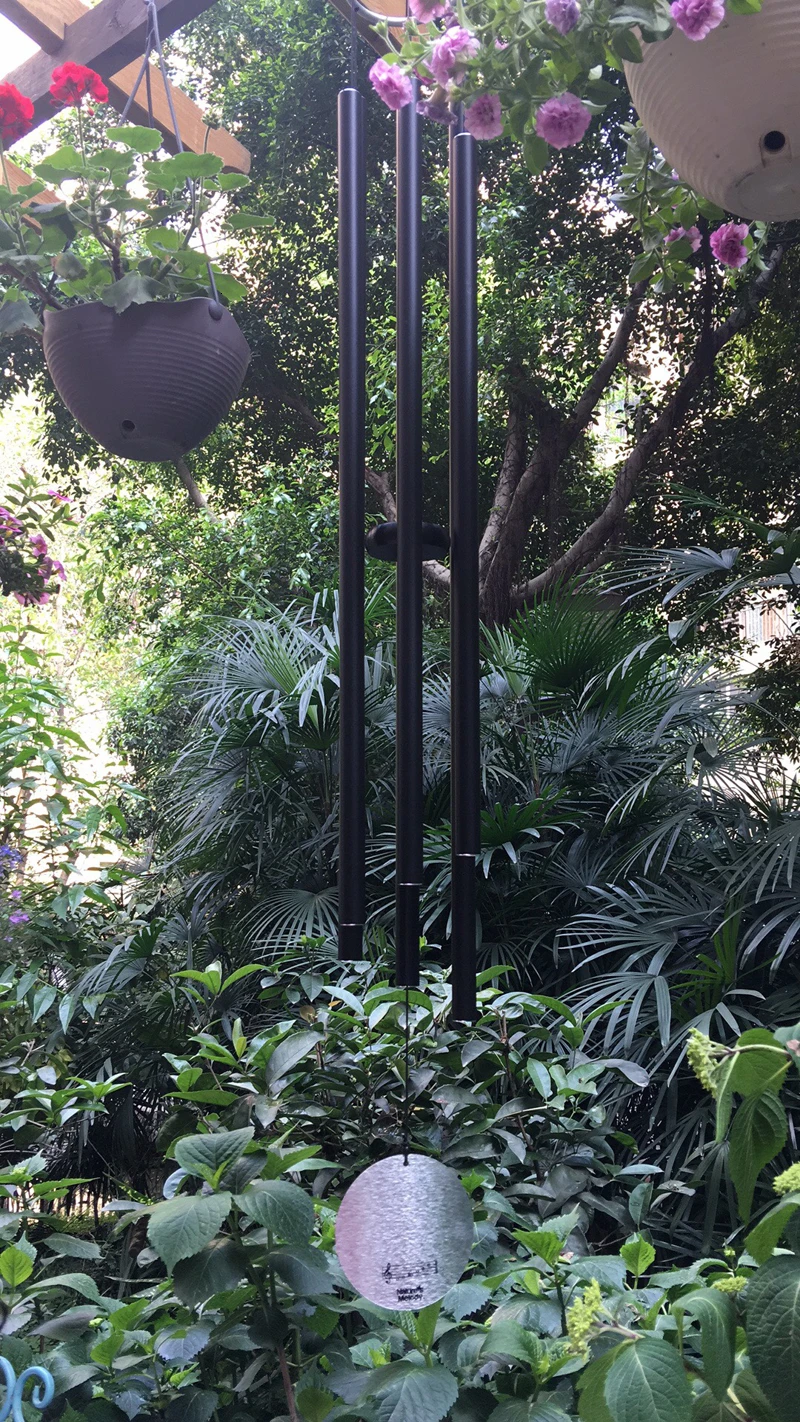 Creative Metal Pipe Meditation Music Windbell Hanging Outdoor Tieyi Garden Japanese Windbell Home Decoration Hanging