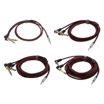 

5m 3.5 Turn Double 6.5 Elbow Audio Cable One Point Two 6.35 Big Two Core Computer Mixer Cable