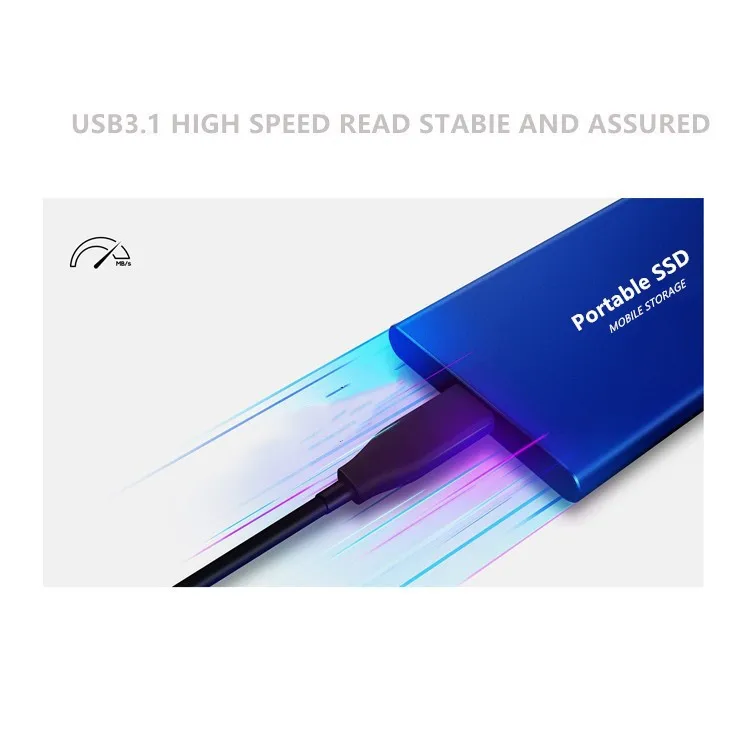 best external hard drive Original External SSD 2TB 1TB 4TB Mobile Solid State Hard Drive USB 3.1 External SSD Typc-C Portable Hard Drive Laptop desktop portable hard disk