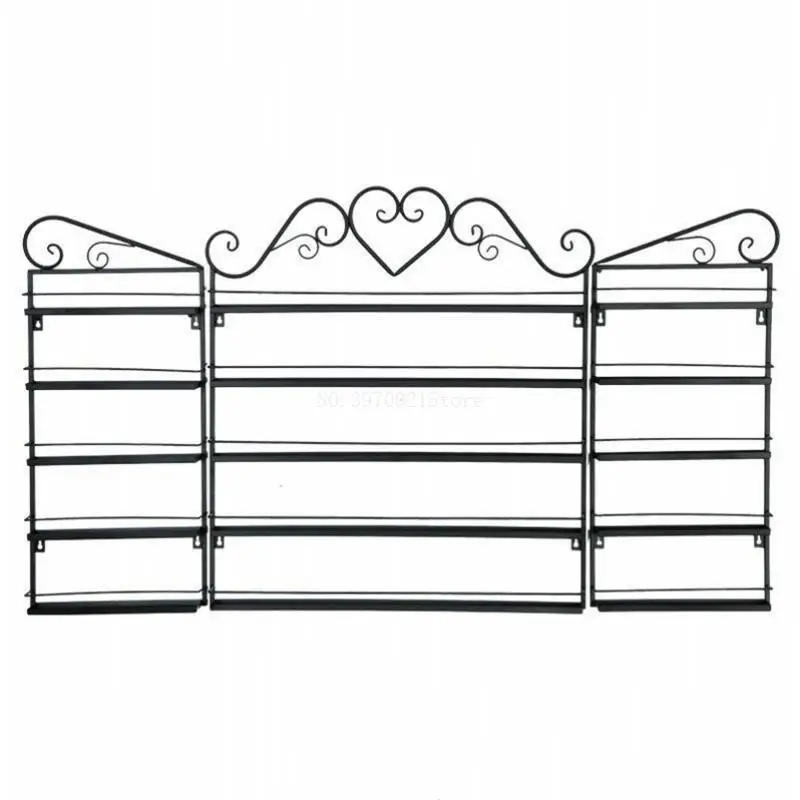 Стенной демонстрационный стенд для маникюра и косметики современный
