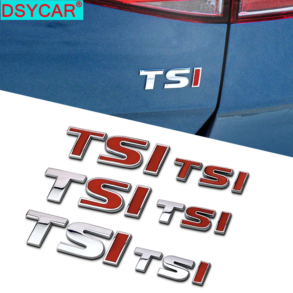DSYCAR 1 шт. новые 3D металлические TSI Автомобильные Боковые крыло задний багажник