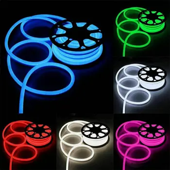 

6MM Narrow Neon light 12V LED Strip SMD 2835 120LEDs/M Flexible Rope Tube Waterproof for DIY Christmas Holiday Decoration Light