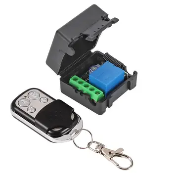 

Universal Remote Mini Relay Remote Control 12V Universal Wireless Remote Control Switch Replacement Automatic Self-Locking Relay