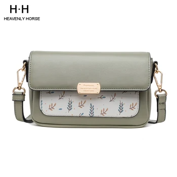 

Vintage Korean Style Women Shoulder Bag Simple Printed Crossbody Bag Section Flip Cellphone Bag Female Messenger bag