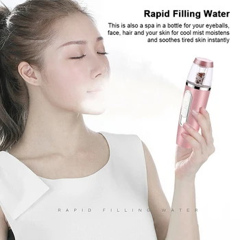 

Wholesale Mini Mist Spray Handheld Face Moisturizing Steamer Multifunction Humidifier for Home Office Travel M3