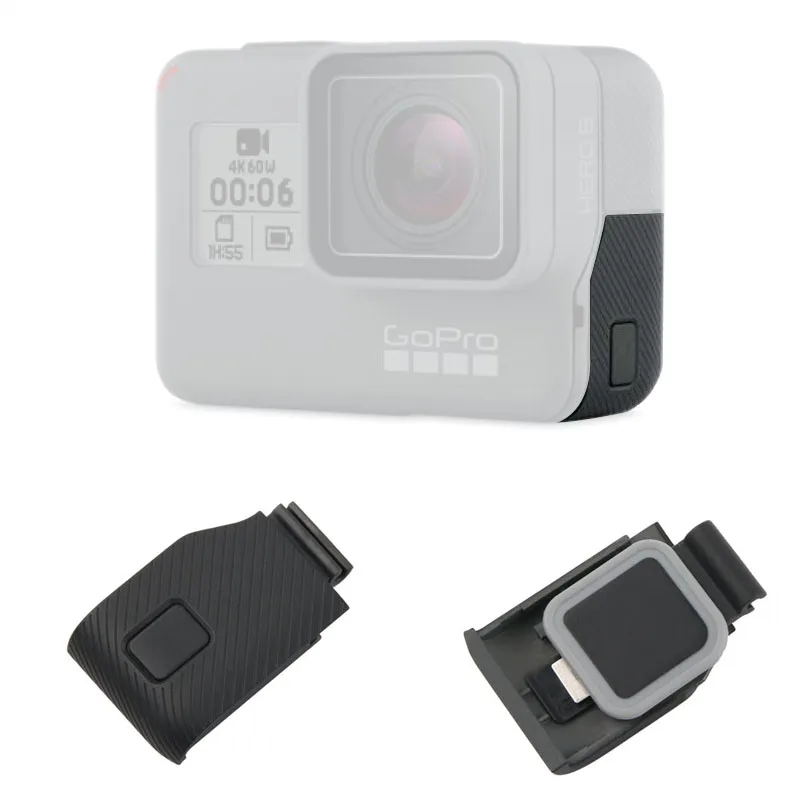 Запасная Боковая дверь USB C Mini HDMI порт боковая крышка запасная часть для GoPro HERO5 HERO6