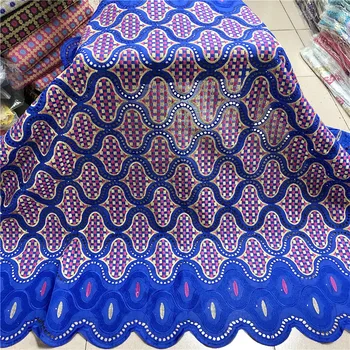 

5 Yards African Swiss Voile Lace Fabric Embroidery Lace High Quality African Dry Cotton Lace Fabric For Wedding PL1001106