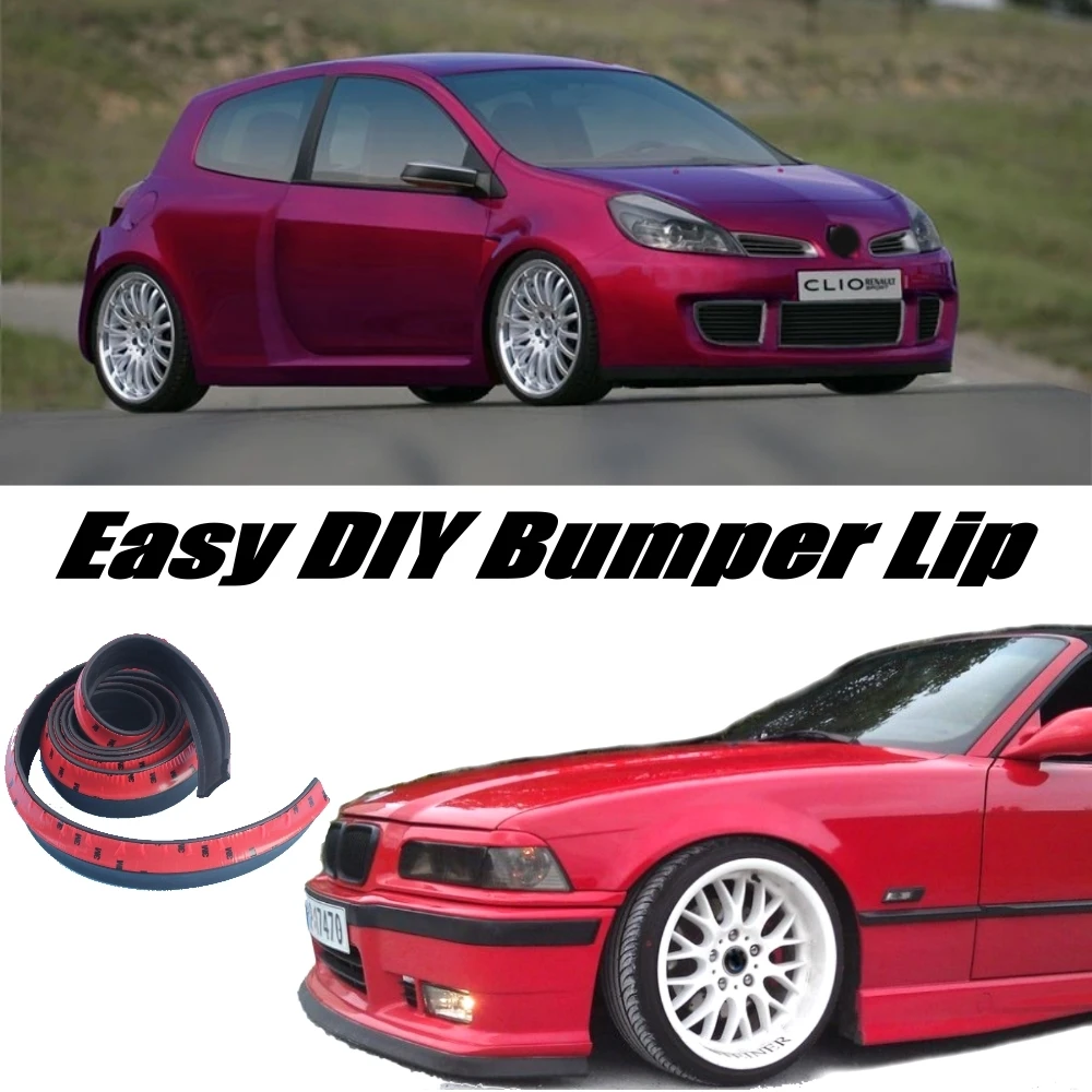 Bumper Lip Deflector Lips For Renault Clio Lutecia Front Spoiler Skirt For Car Tuning View Body Kit Strip Spoiler Skirt Car Front Bumper Liptuning Bumper Aliexpress