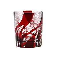 Japoński edo-kiriko Cut Glass Style staroświecki kubek whisky kubki, szkło do szkockiej koktajlowej, Bourbon, Gin, Voldka 5