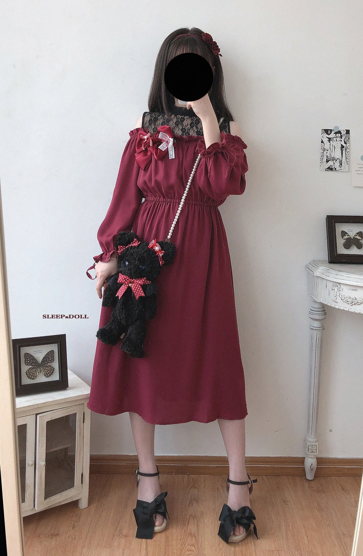  Ÿ   Strapless ̽ Ƽġ  ε巯  巹 Ƽ   巹 ڽ Cos Loli