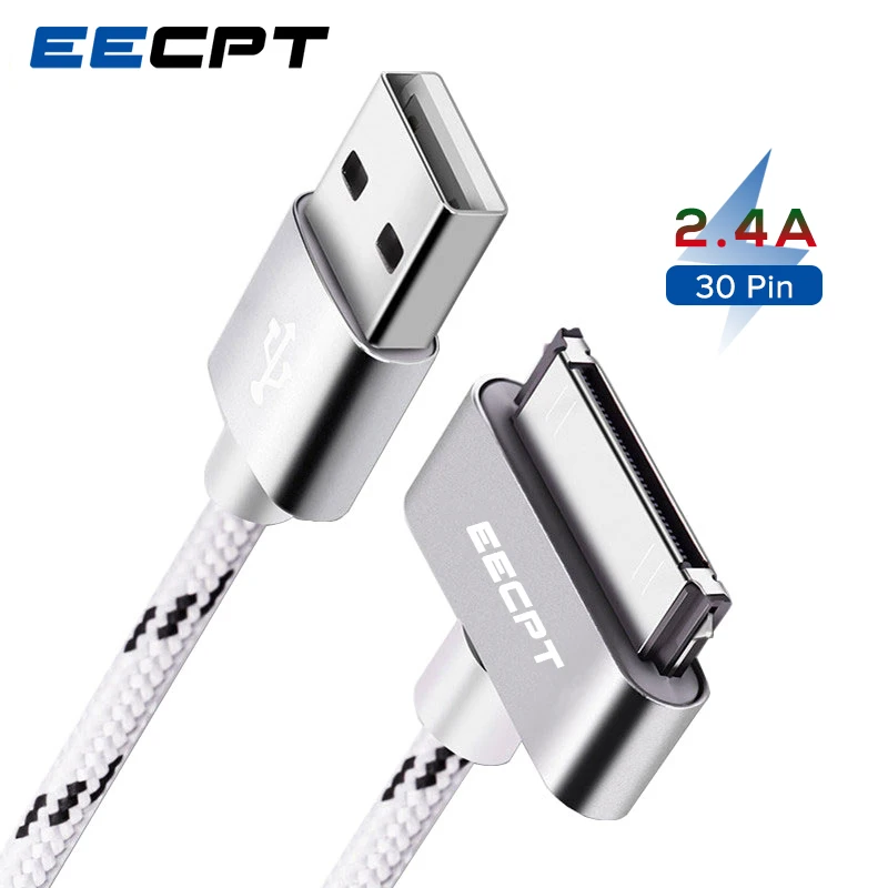 USB-кабель EECPT для iPhone 4S 4 s iPad 2 3 iPod Nano iTouch 30 Pin оригинальный зарядный кабель