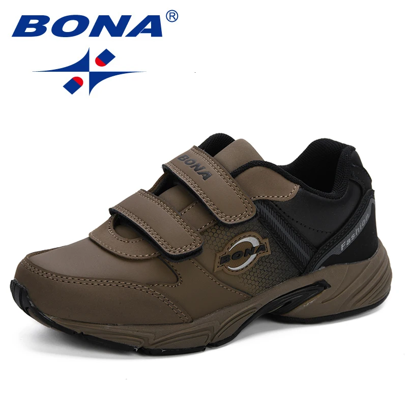 BONA/Новинка; сезон весна-осень; новые кроссовки для детей; модные кроссовки для мальчиков; элегантная мягкая дышащая удобная детская обувь