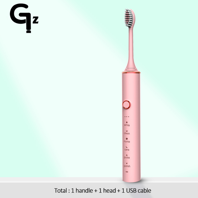 2022 Sonic Electric Toothbrush ipx7 Adult Timer Brush 18 Mode USB Charger Rechargeable Tooth Brushes Replacement Heads Set