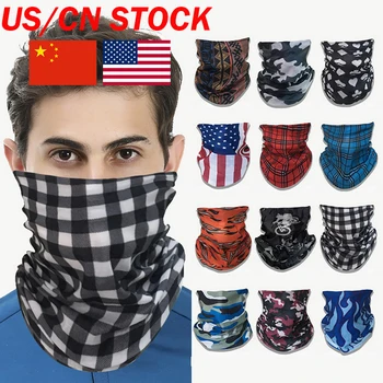 

Red camouflage Scarf Multi Use Cycling Bandanas Headwear Tube Face Shield Mask Kerchief Multicolor optional Magic headhand