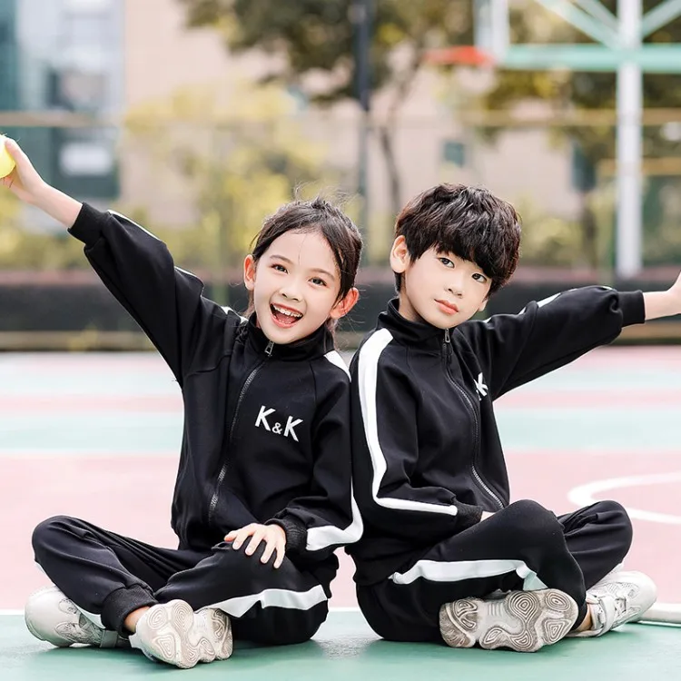 

Li Now Celebrity Style Korean Statement Dear Love Andy KK Uniforms BOY'S Autumn Clothing Set 2019 New Style Girls