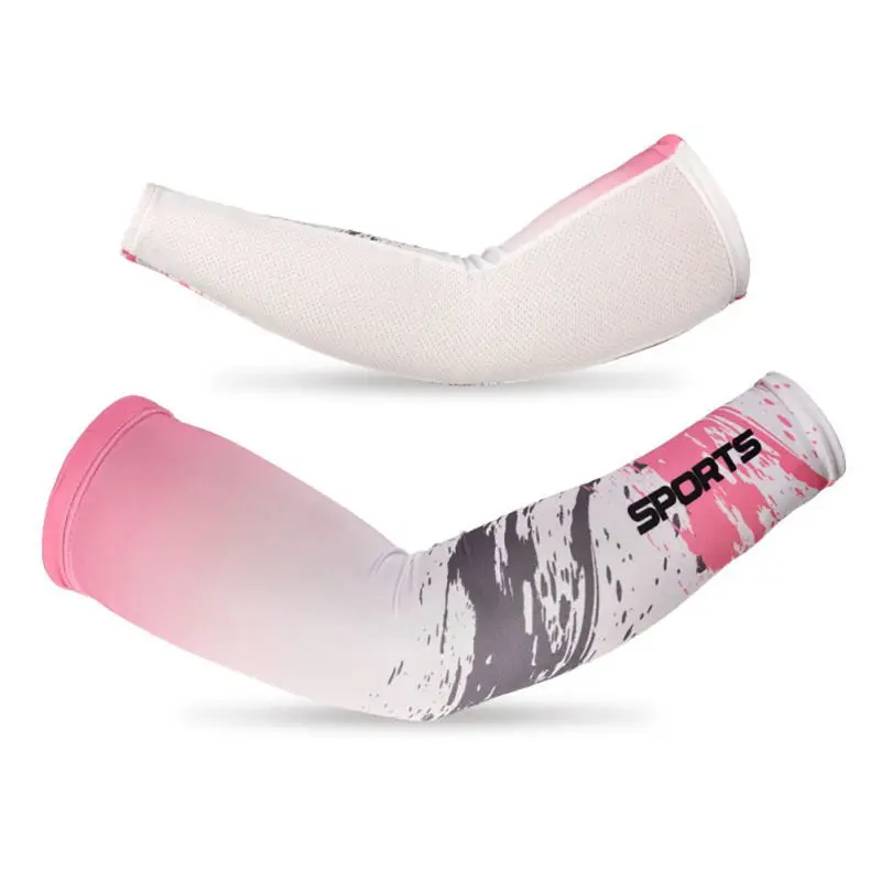 As the picture show Рукав для бега дышащая защита от солнца-slip Ice Silk защитный велосипед Велоспорт ручной летний солнцезащитный аксессуары для спортивной одежды - Цвет: As the picture show