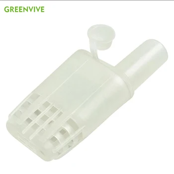 

10Pcs /Set Bee Queen Cage Protection Cage Plastic White Move queen bee Beekeeping Tools