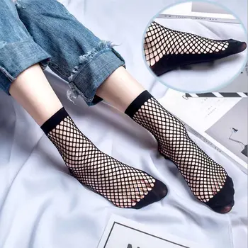 

1 Pair Hot Selling New Fashion Women Socks Cool Net Socks Sexy Hollow Mesh Socks Fish Mesh Nice Short Socks