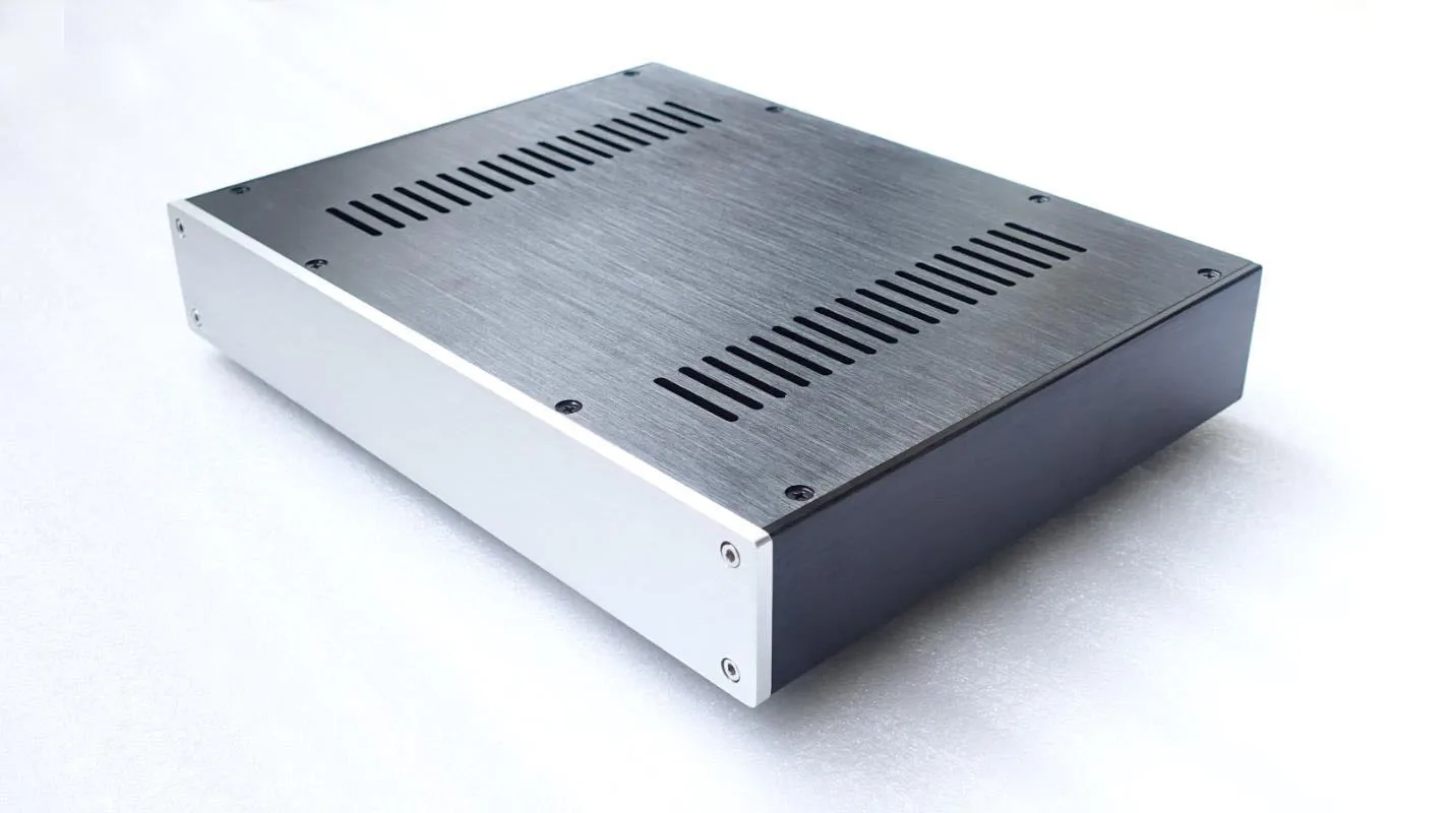 Full aluminum 3205 power amplifier chassis psu enclosure HIFI preamp box dac case 320*55*246mm