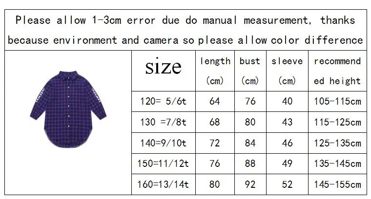 Длинные рубашки на осень и зиму для девочек-подростков 5-14 лет, школьные наряды в клетку, Простые Топы с оборками для больших девочек, детская одежда, блузка