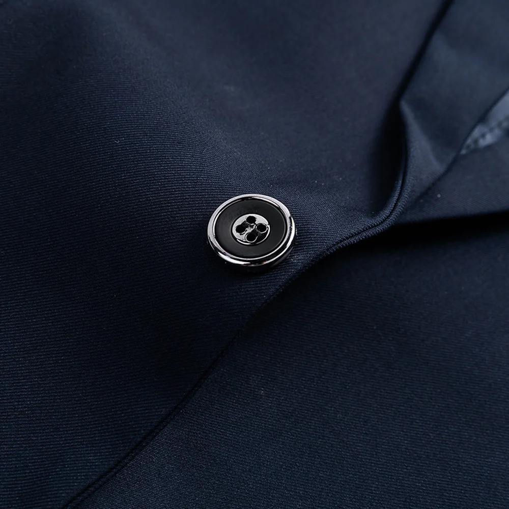 Jacket + Pant New Men Business Slim Suits Sets Solid Color Wedding Office Dress Two-piece Suit Blazers Coat Trousers Waistcoat Jacket + Pant New Men Business Slim Suits Sets Solid Color Wedding Office Dress Two-piece Suit Blazers Coat Trousers Waistcoat