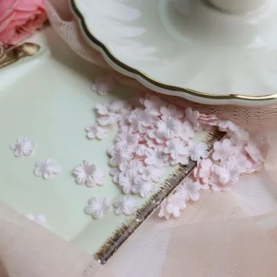 30 Piece Set of Silk Flower Appliques