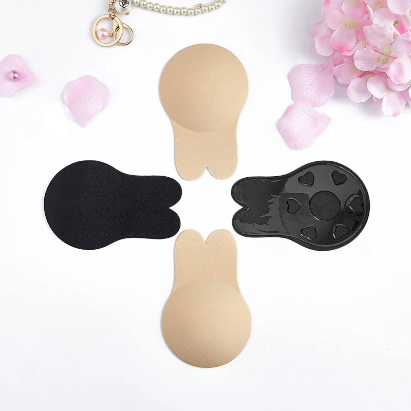 2 шт. бюстгальтер кролик покрытие для сосков женские невидимые лифчики клейкая