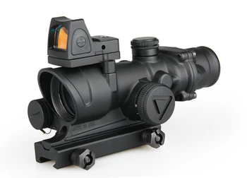 

Mini Reflex red dot scope ACOG 4x32 LED Scope Tactical Airsoft