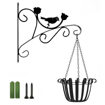 

Plant Hanger Multi Purpose Versatile Wall Mounted Garden Pot Hanging Flower Basket Bracket