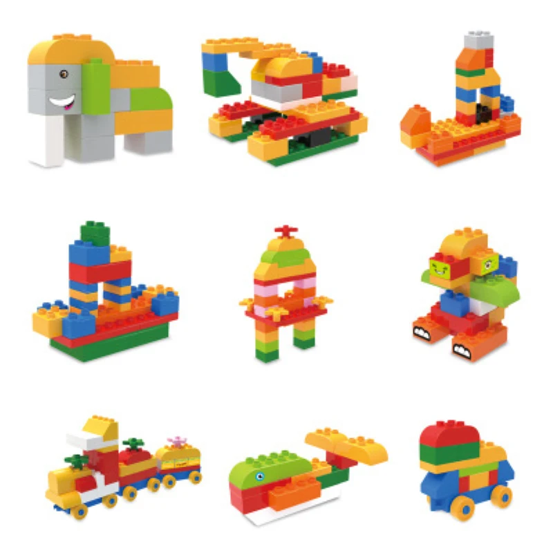 Конструктор сделай сам большого размера совместимый с Duplo фигурки конструкторы
