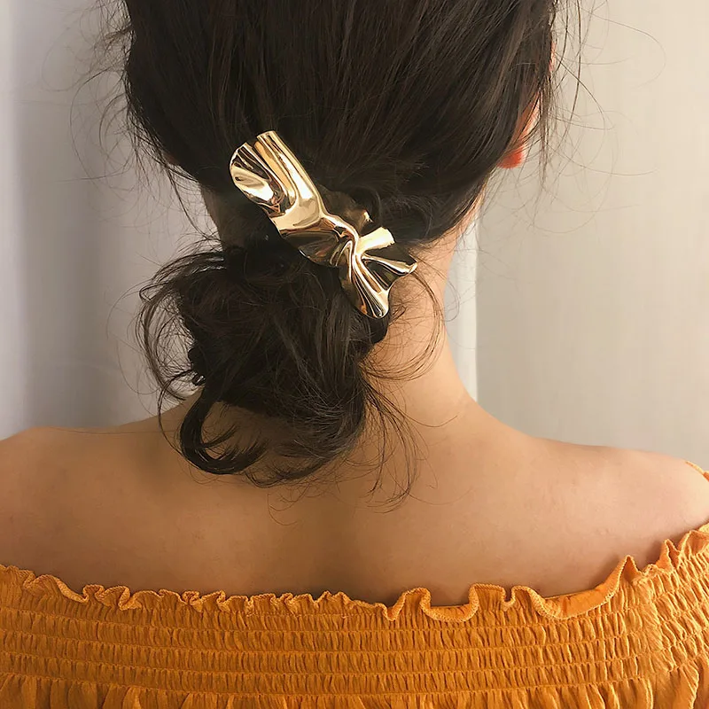 

Hyperbole Irregular Square Gold Color Women Hair Clip Geometric Barrette For Girls Hair Accessorie New