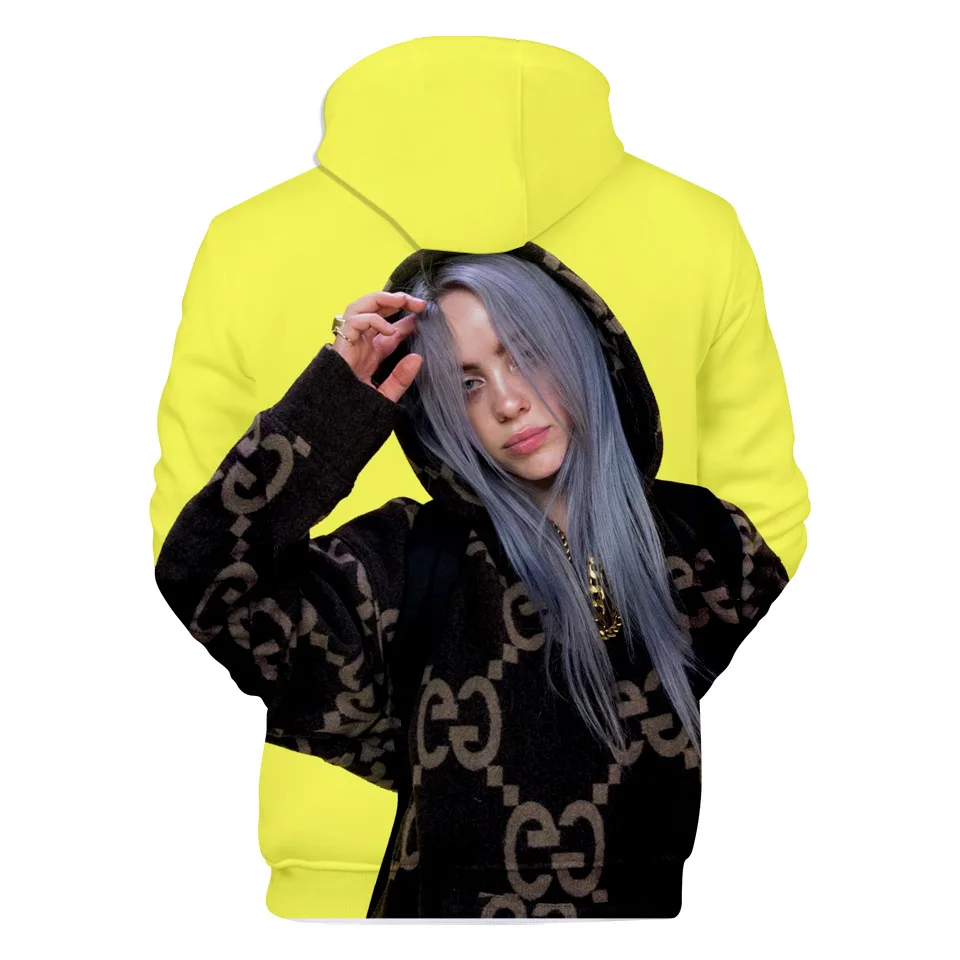 Лидер продаж, модные толстовки Billie Eilish 3D, Толстовка для мужчин и женщин, толстовки с капюшоном Billie Eilish, одежда, 3D топы, уличная одежда