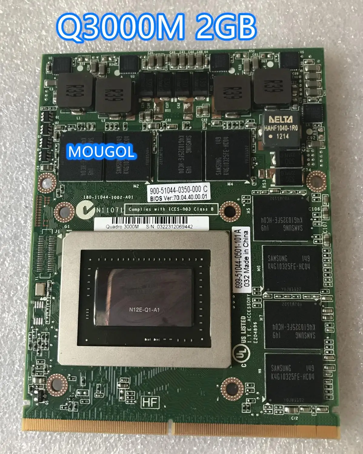 Gráfica de Vídeo para Laptop Quadro Placa Dell Precision M6600 Q3000m M6700 M6800 hp 8760w 8770w 8740w N12e-q1-a1 3000m Vga