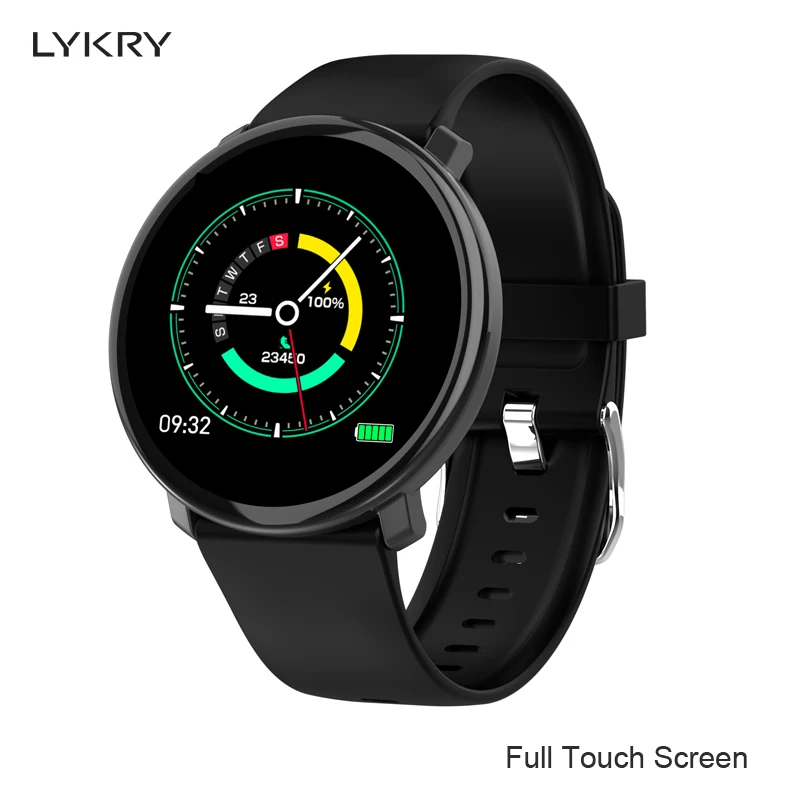 LYKRY M31 смарт-браслет полный экран сенсорные Смарт-часы для мужчин и женщин монитор сердечного ритма кровяное давление водонепроницаемые спортивные часы
