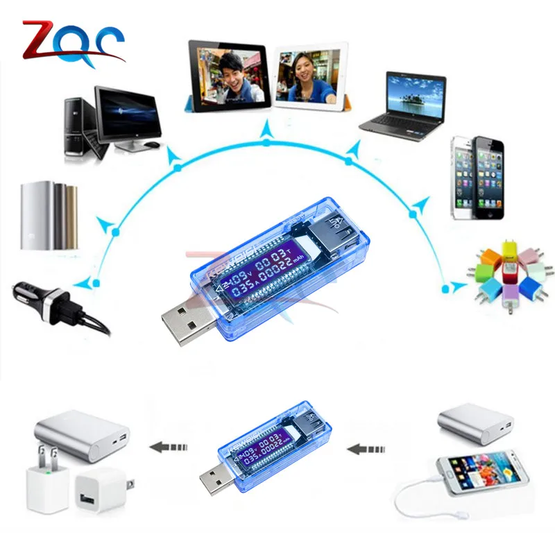USB зарядное устройство Doctor измеритель напряжения тока Вольтметр Амперметр