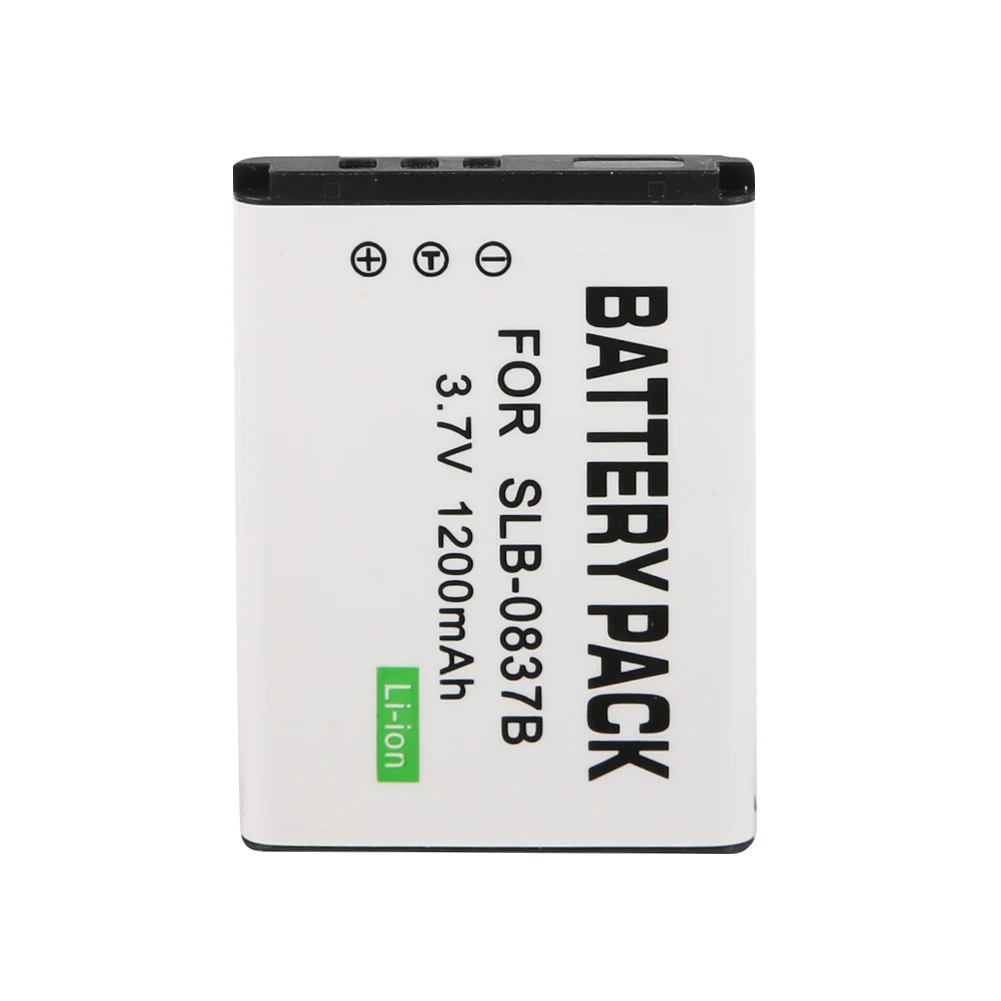 Cámara Cargador De Batería Con Pantalla Lcd Para Samsung Slb-0737 Nv3 Nv5 Nv7 OPS
