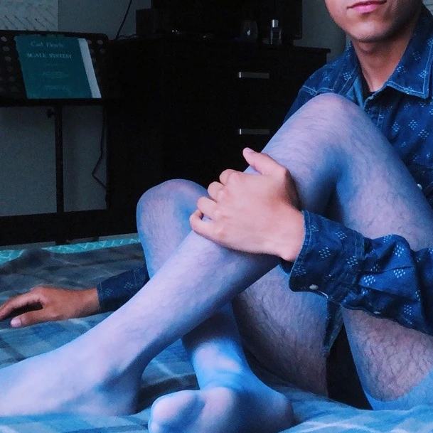 Men's Pantyhose Transparent Sissy Clothes Sexy Tights Boy friend Ultra Thin Guy Body Stockings Exotic Apparel for Slim Man Sheer