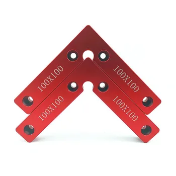 

90 Degree L-shaped Auxiliary Fixture 100*100mm Square Right Angle Resistant to Corrosion Clip Carpenter Woodworking Tools
