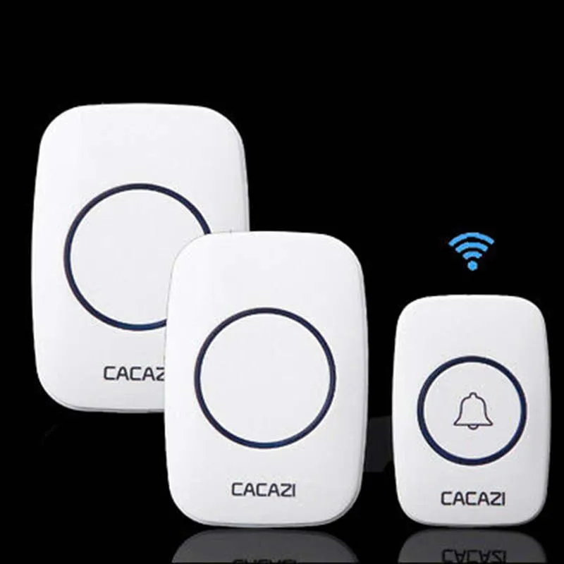 

Wireless Smart Doorbell Remote Waterproof LED Music 36 Songs Door Bell 4 Levels