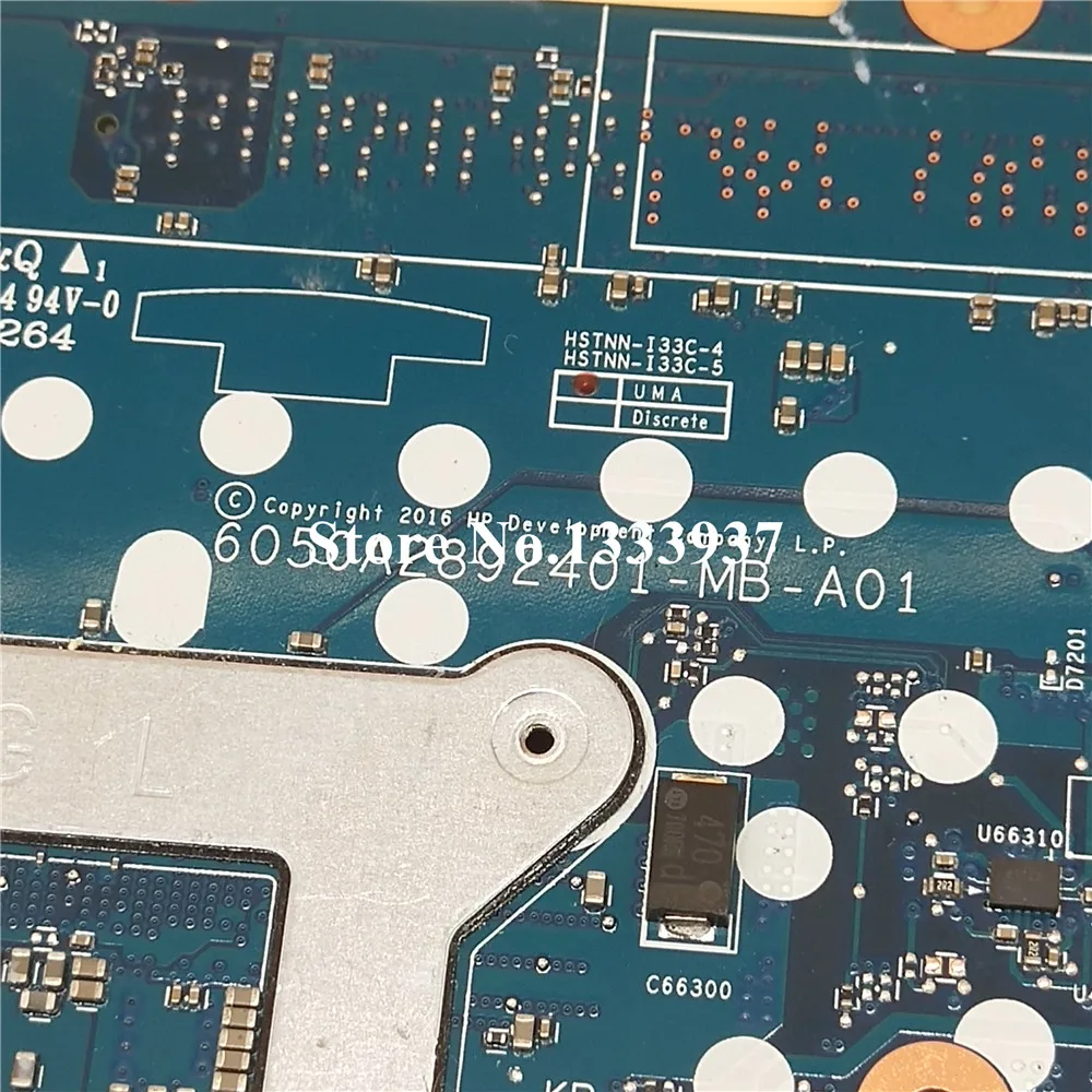 wonderful  For HP EliteBook 840 G3 850 G3 840-G3 laptop motherboard 6050A2892401-MB-A01 918315-601 918315-001