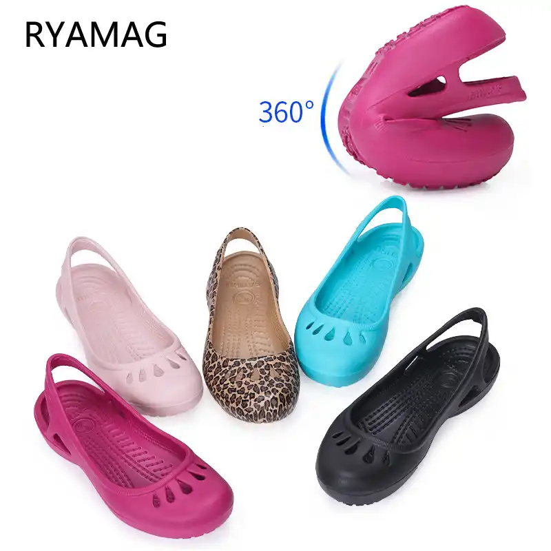plastic shoes for women