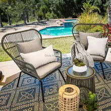 Наружный Балконный канат кофейный столик кресло садовый стол и стулья мебель