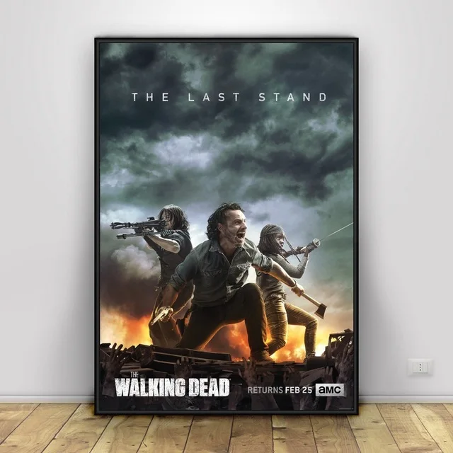 The Walking Dead The Comic Wall Art Краска для декора стен холст Художественная печать на холсте плакат Масляные картины без рамки - Цвет: E