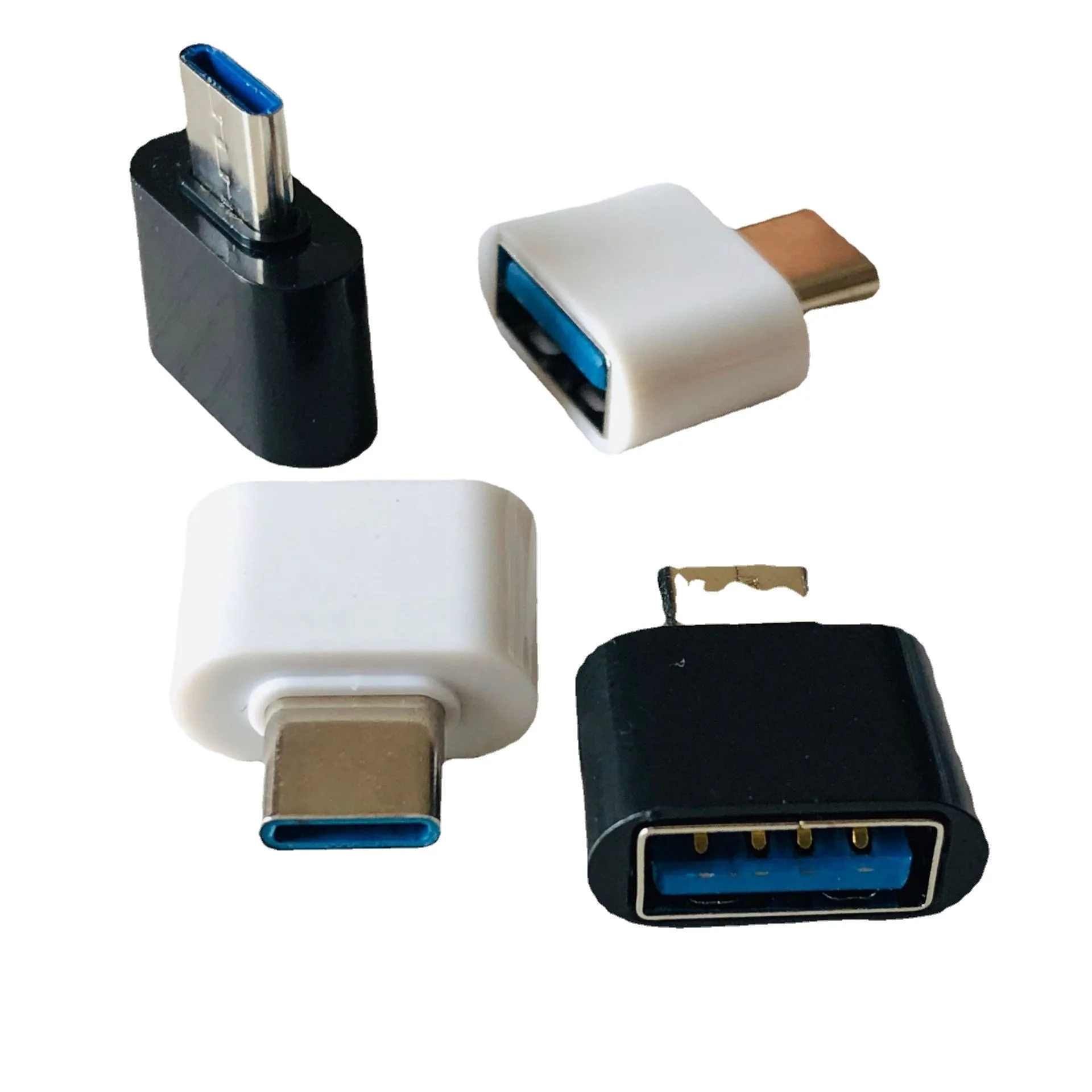 Universal Type C & mcirousb to Usb A For smartphone jack to USB A Connectors OTG Converter