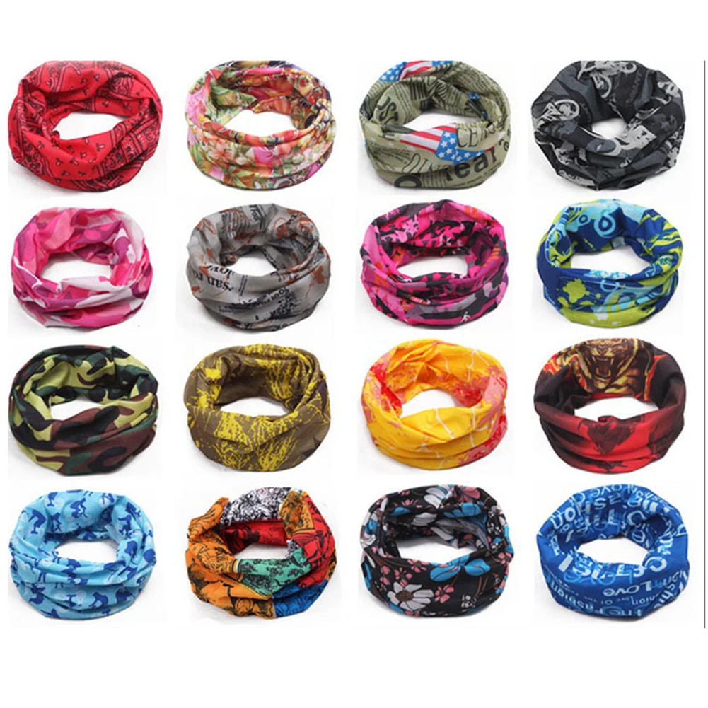 

Fashion Outdoor Sport Face Mask Running Unisex Multifunction Neck Seamless Hiking Magic Headband Motorcycle Scarf Random Color