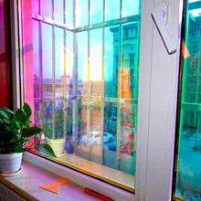 DIY рождественская Наклейка на стену для гостиной Рождественская дихроическая холодная цветная наклейка s оконная витрина стеклянный декор плакат декоративные пленки