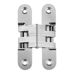 Charnières invisibles, baril dissimulé, roulement de charnière de porte transversale, réparation de boîte en bois, Bisagras pliants, accessoires de jardin OC50MB 