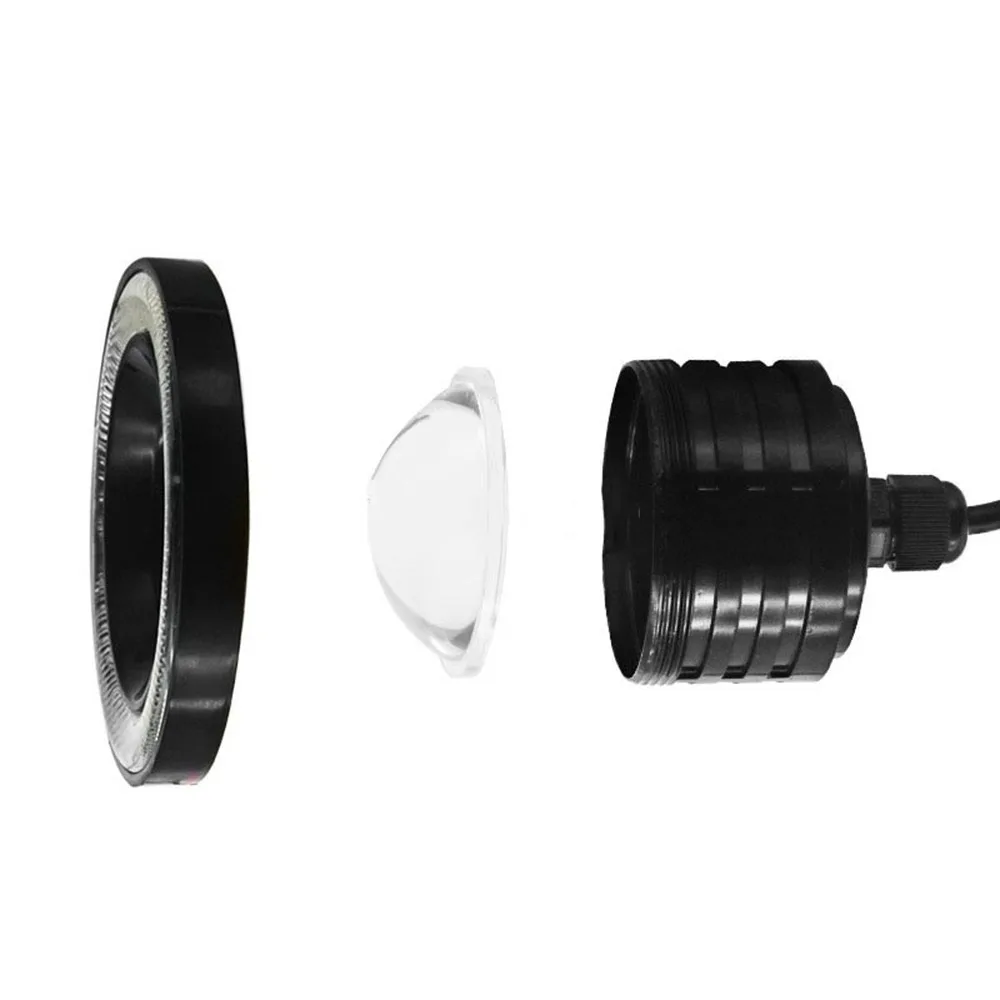 COB Angel Eye 64mm 2.5 Inch Waterproof Projector Car Led 30W Fog Lamp Fisheye Light Daytime Running Light