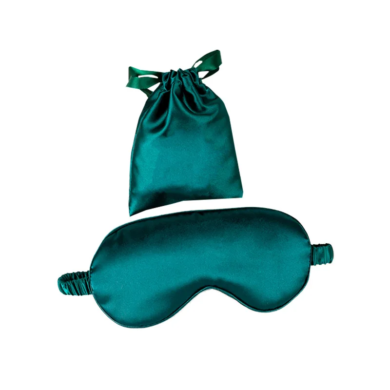 

Adjustable Men And Women Sleep Nursing Eye Patch Shading Breathable Mitigate Fatigue Imitated Silk Fabric Eye Patch Logo